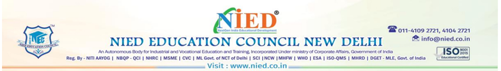 NIED Banner